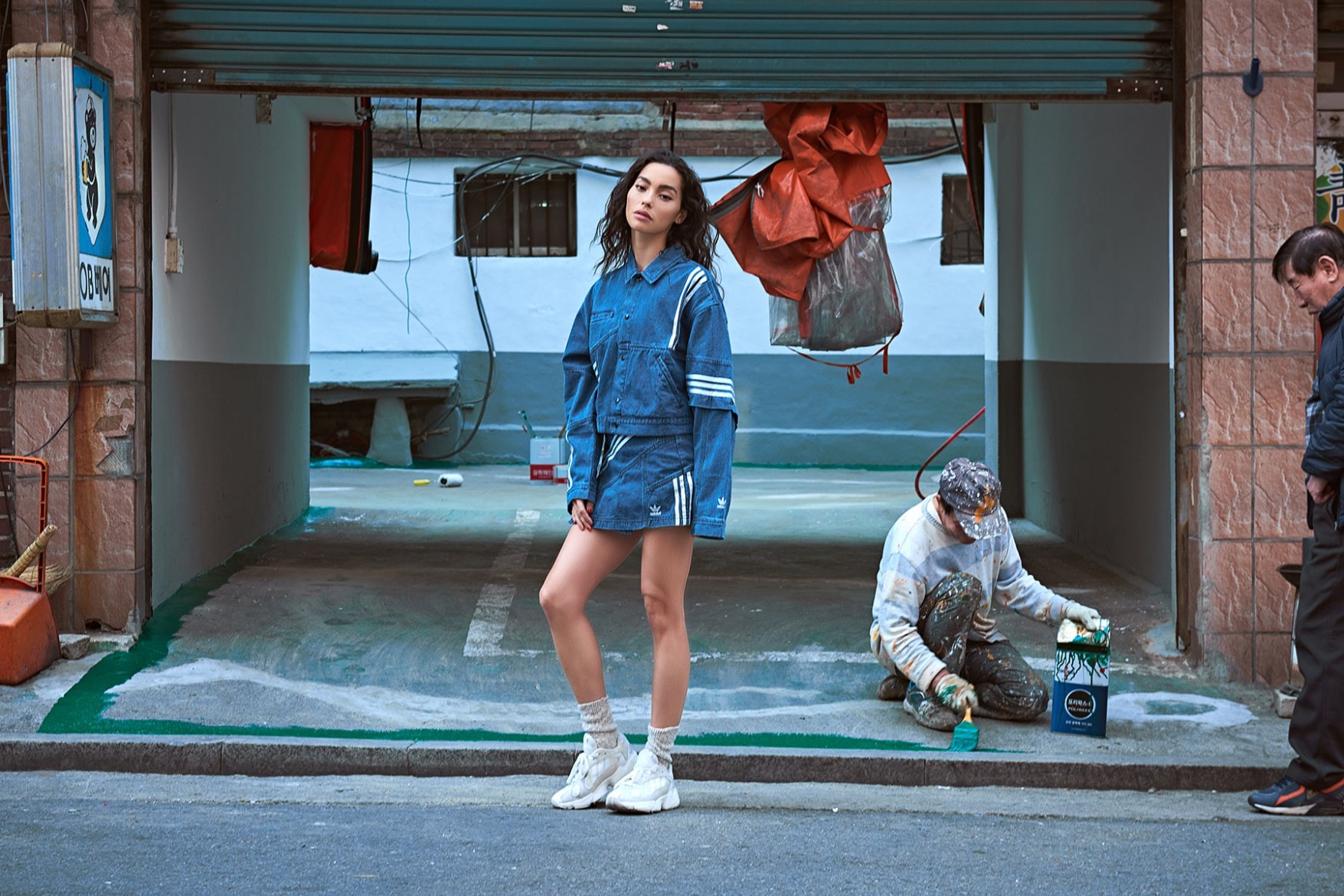 Adrianne Ho Supreme adidas Originals Seoul Street Style Street Snaps