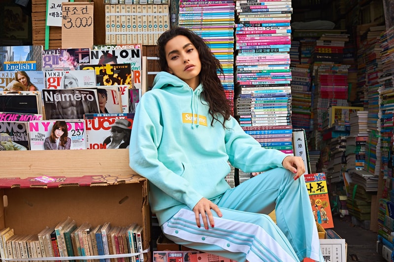 Adrianne Ho Supreme adidas Originals Seoul Street Style Street Snaps