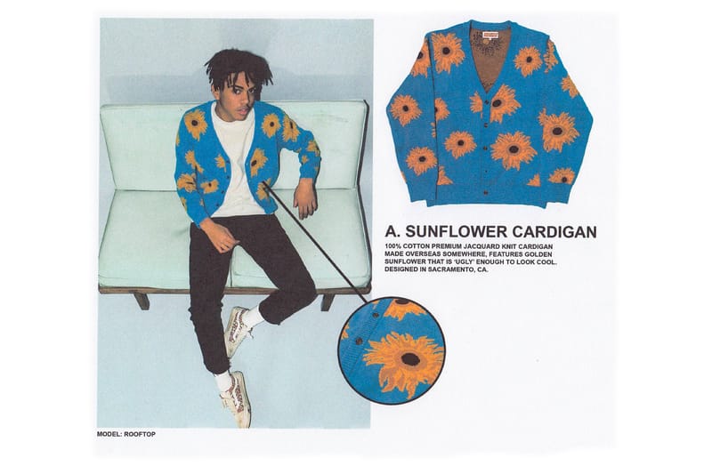 sunflower cardigan