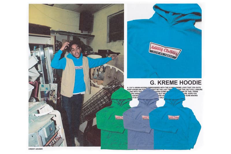 ADVISRY 5th Collection Designed Rooftop Lookbook Krispy Kreme Hoodie