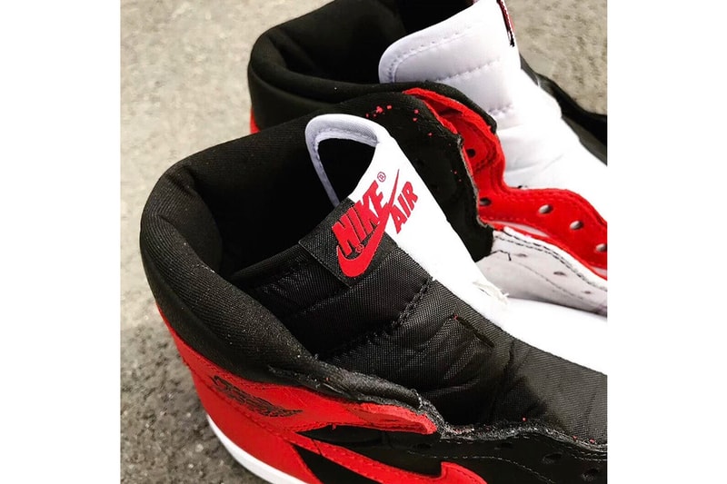 Air Jordan 1 Homage To Home Banned Chicago black red sneakers footwear