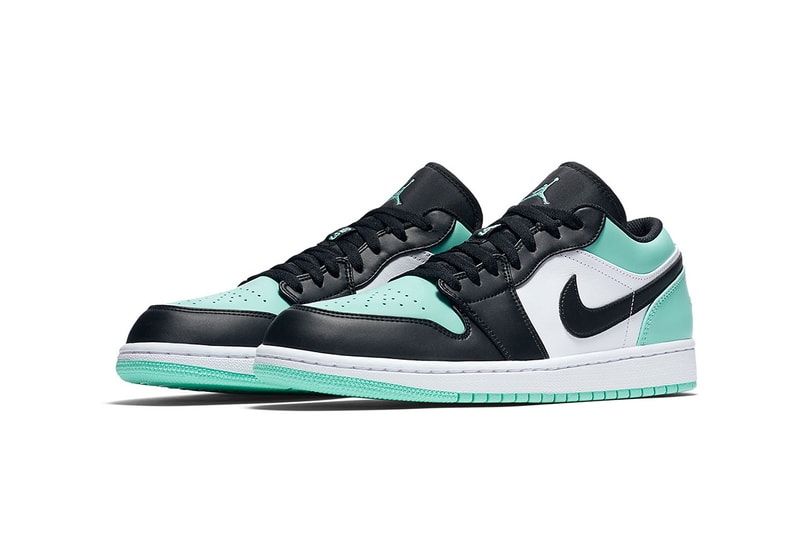 Air Jordan 1 Low Atmosphere Emerald footwear 2018 Jordan Brand Michael Jordan release date info drop sneakers shoes