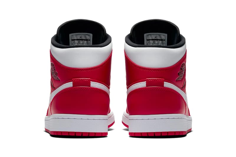 Air Jordan 1 Mid Gym Red White Black Jordan Brand sneakers footwear