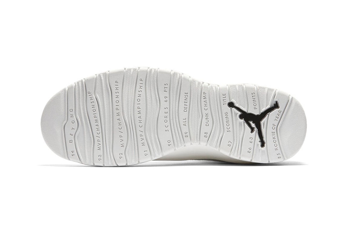 Air Jordan 10 I'm Back Jordan Brand March 18 Release black white sneakers footwear
