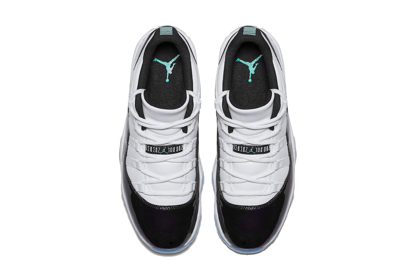 Air Jordan brand 11 retro Low Easter Emerald Green Release date information white black sneakers michael