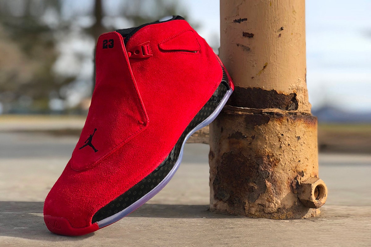 Air Jordan 18 Toro red suede Release Date sneakers footwear