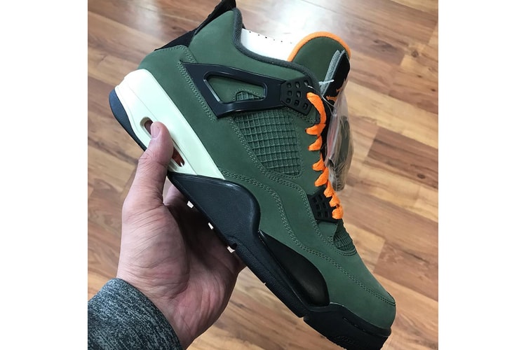 Images of an Air Jordan 4 Retro "Undefeated" Sample Has Surfaced