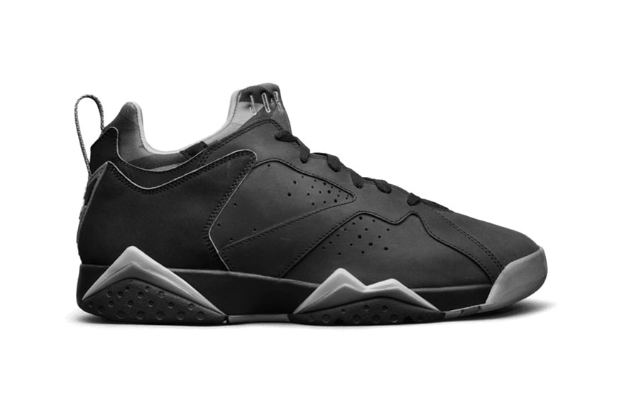 Air Jordan 7 Low First Look Black Grey Jordan Brand sneakers footwear