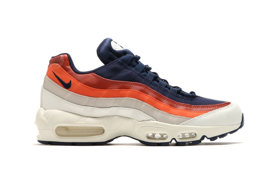 Nike air max 95 blue white orange Clearance