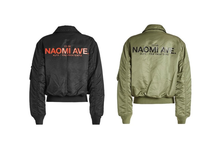 ALYX & Alpha Industries Collide For "Naomi Ave" Bomber Jackets
