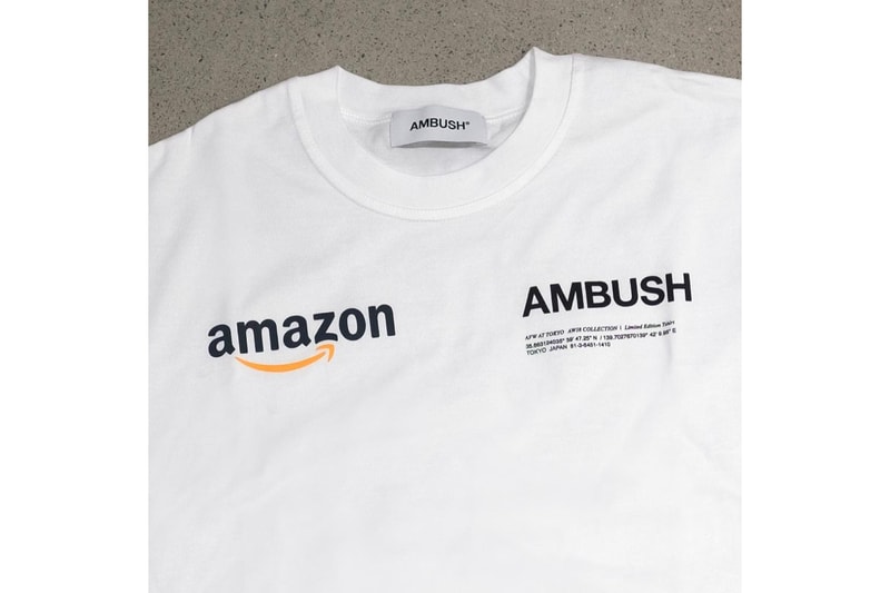 AMBUSH® Amazon Collaboration Tokyo Fashion Week Hoodie T-Shirt Capsule Collab Jewellery Yoon Chain Necklace BAPE Billionaire Boys Club