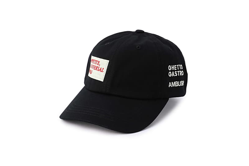 Ambush ghetto gastro collaboration collection t-shirt hat graphic spring summer 2018 drop release info march 28 2018