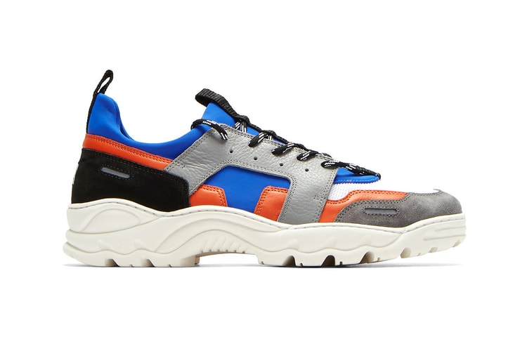 AMI's Contrast Neoprene Runner Gets Reworked in Blue, Grey & Orange