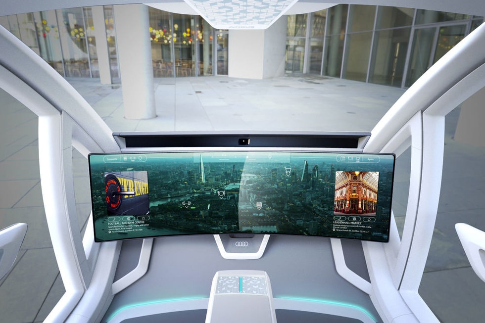 Audi Italdesign Airbus Self Driving Car Passenger Drone geneva motor show 2018 Pop Up Next