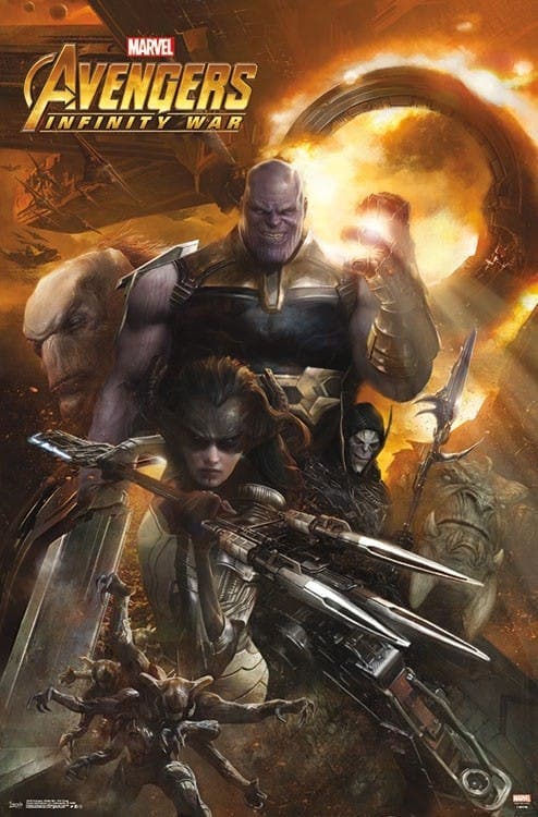 Avengers Infinity War Black Order Poster Hypebeast