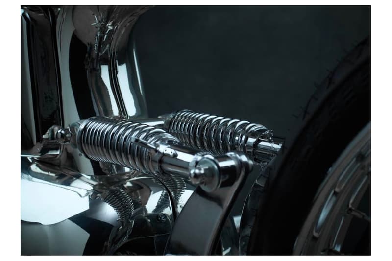 Bandit9 L-Concept Motorcycle sci-fi stainless steel road ready