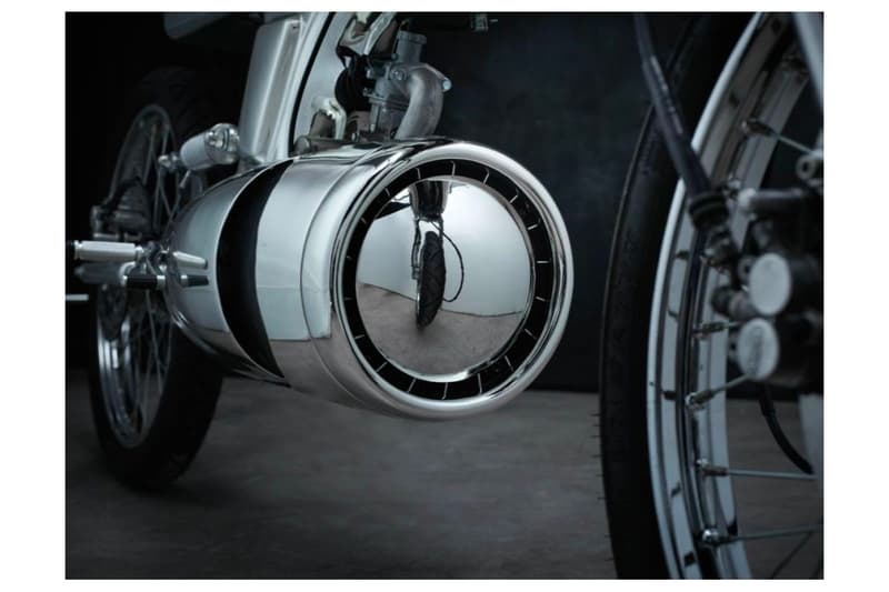 Bandit9 L-Concept Motorcycle sci-fi stainless steel road ready