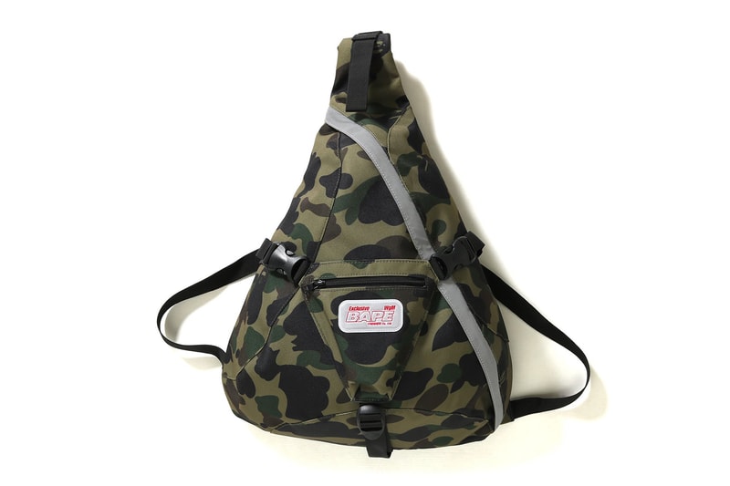 BAPE 1st Camo One Shoulder Bag fashion accessories 2018 march 31 release date info drop