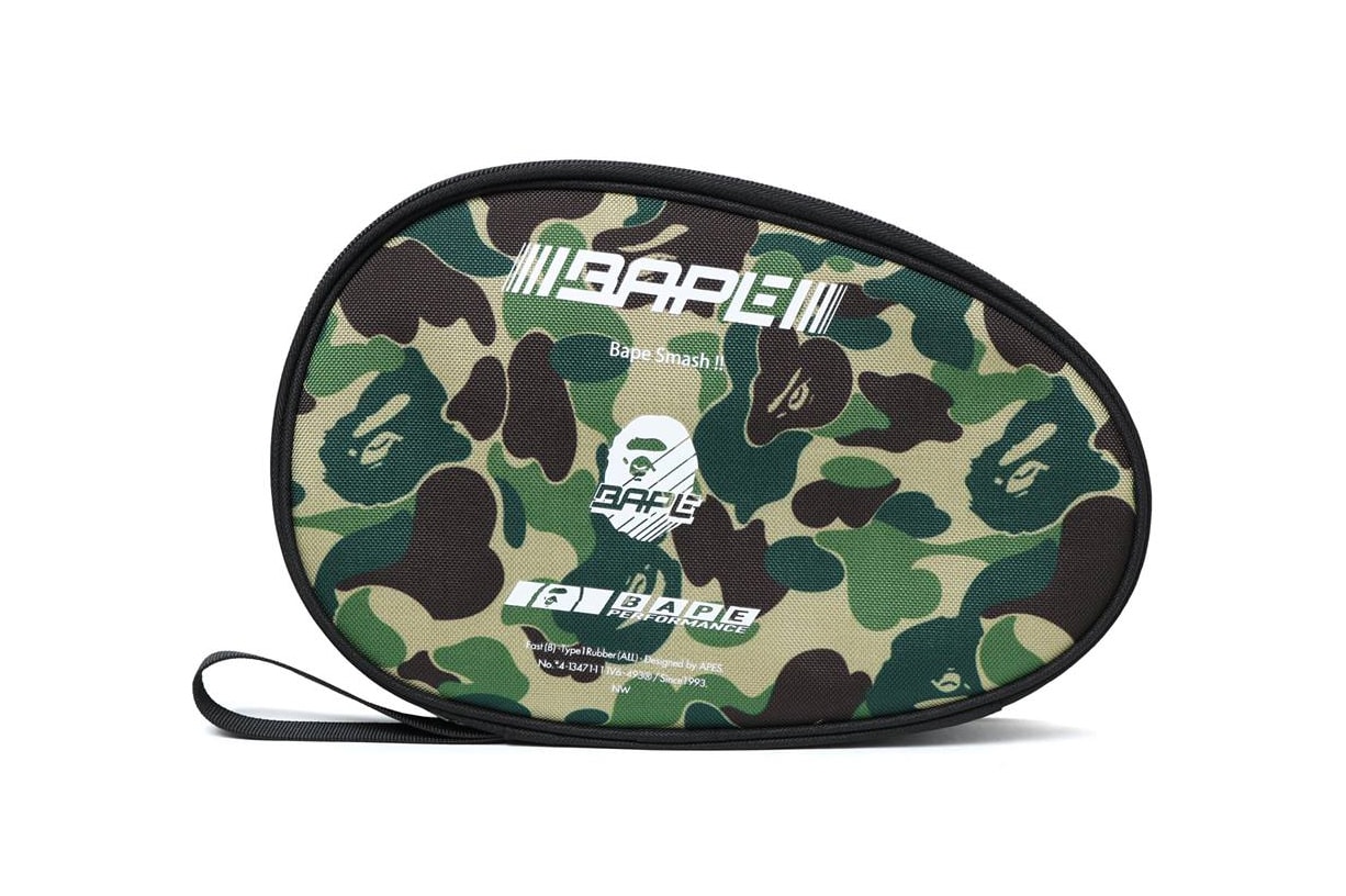 BAPE ABC Table Tennis Set a bathing ape paddle ping pong balls case camouflage camo march 17 2018 release date info drop