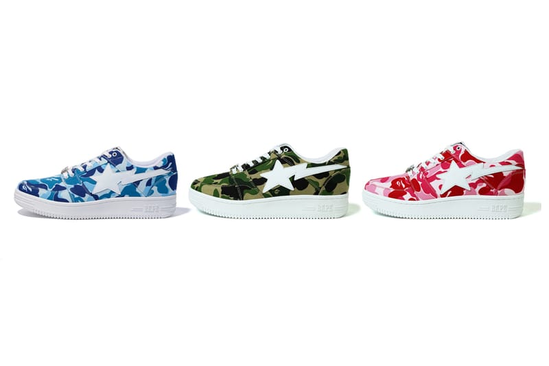 BAPE Reveals New ABC CAMO BAPESTA Colorways