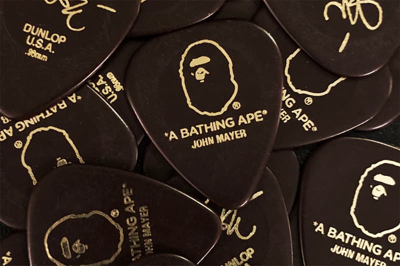 John Mayer BAPE Dunlop USA Guitar Picks Instagram Giveaway