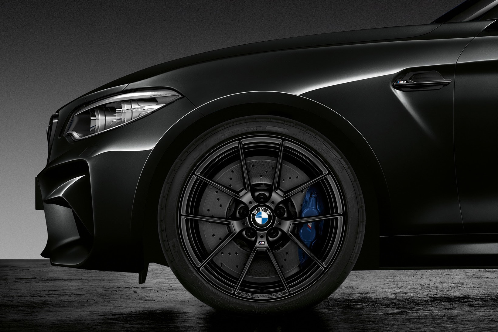 BMW M2 Black Shadow Edition all black murdered out 2018 car