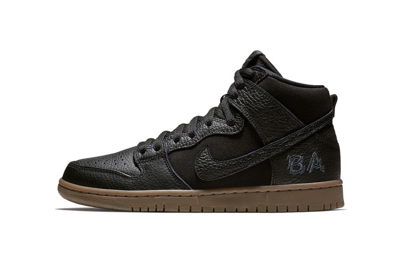 Brian Anderson Nike SB Dunk High 2018 spring summer release date info black gum sneakers shoes footwear drop