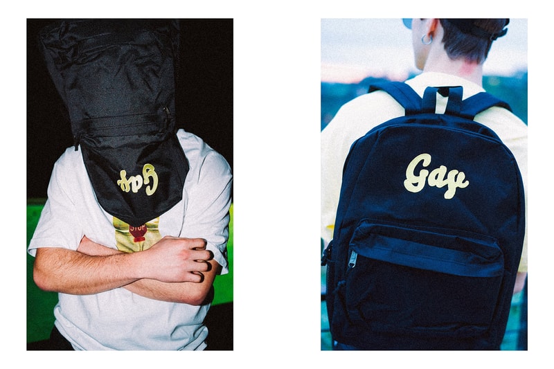 BROCKHAMPTON lookbook spring summer 2018 collection drop release shirts water bottles backpacks branding logo gay factory all american boyband willy records april 2 info date