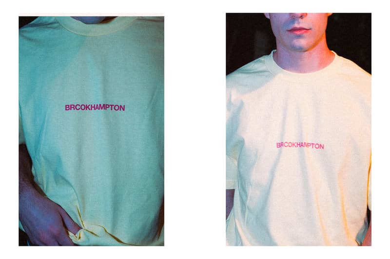 BROCKHAMPTON lookbook spring summer 2018 collection drop release shirts water bottles backpacks branding logo gay factory all american boyband willy records april 2 info date