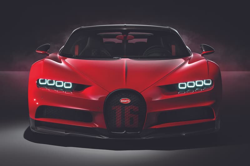 Bugatti Chiron Sport 2019 1479 Horsepower HP Carbon Fiber Windshield Wipers 3D-Printed Aluminum Supercars Alcantara