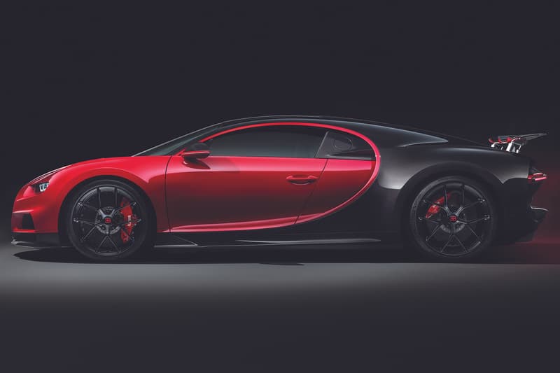 Bugatti Chiron Sport 2019 1479 Horsepower HP Carbon Fiber Windshield Wipers 3D-Printed Aluminum Supercars Alcantara