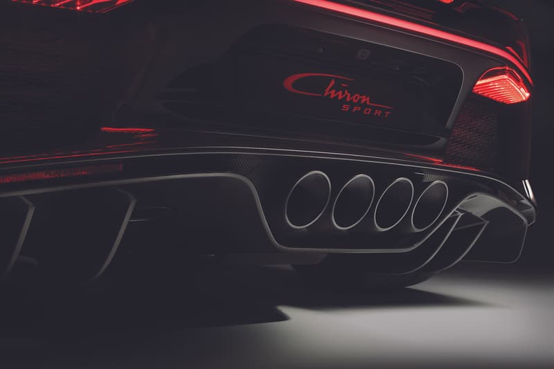 Bugatti Chiron Sport 2019 1479 Horsepower HP Carbon Fiber Windshield Wipers 3D-Printed Aluminum Supercars Alcantara