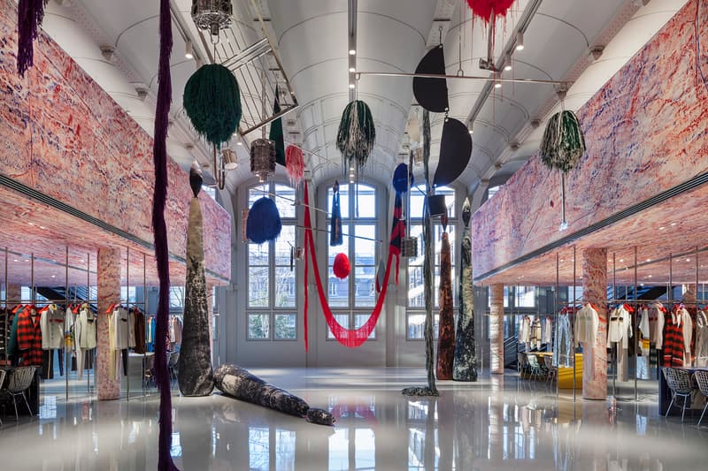 Calvin Klein 2015W39NYC Paris Headquarters Raf Simons Sterling Ruby Design Interior