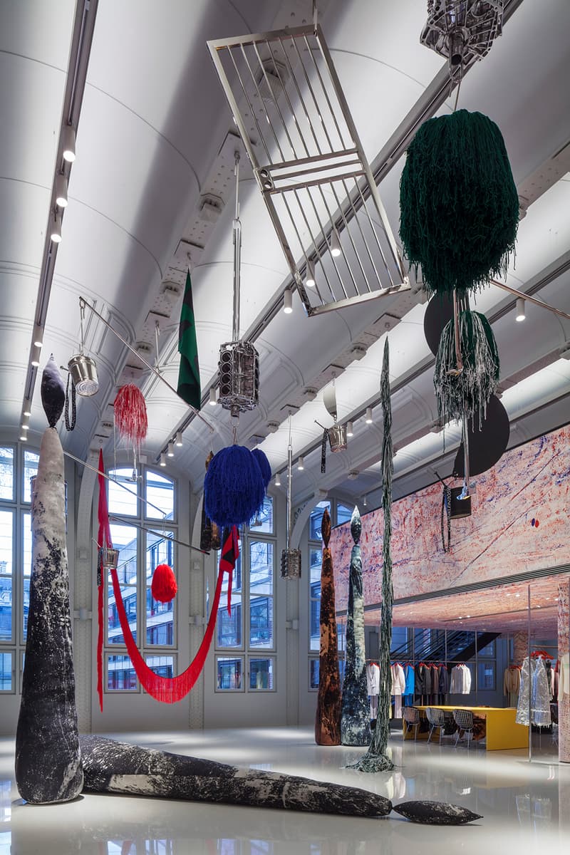Calvin Klein 2015W39NYC Paris Headquarters Raf Simons Sterling Ruby Design Interior