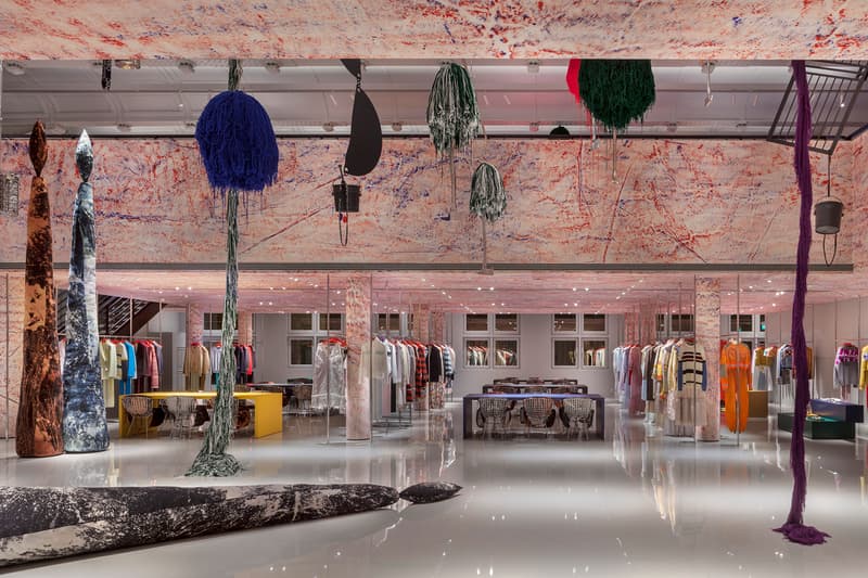 Calvin Klein 2015W39NYC Paris Headquarters Raf Simons Sterling Ruby Design Interior