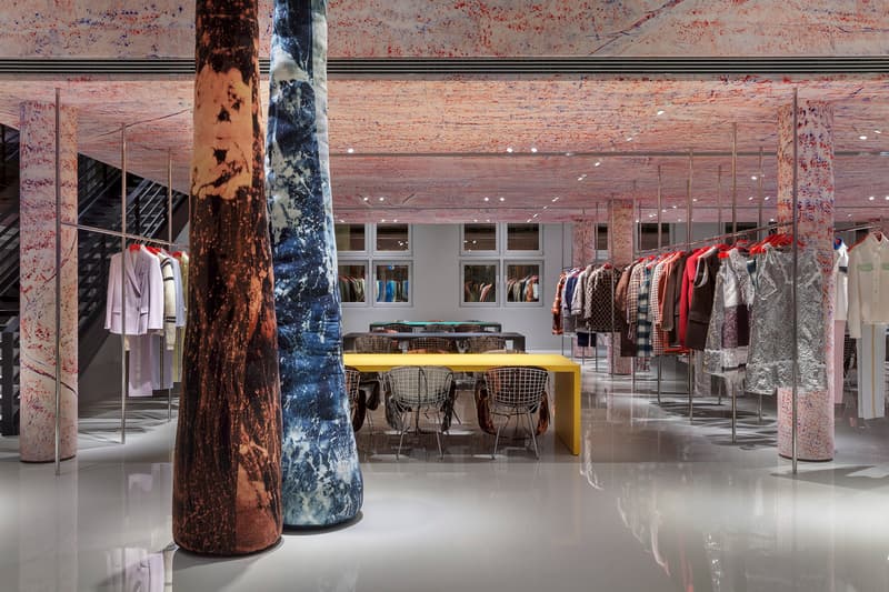 Calvin Klein 2015W39NYC Paris Headquarters Raf Simons Sterling Ruby Design Interior