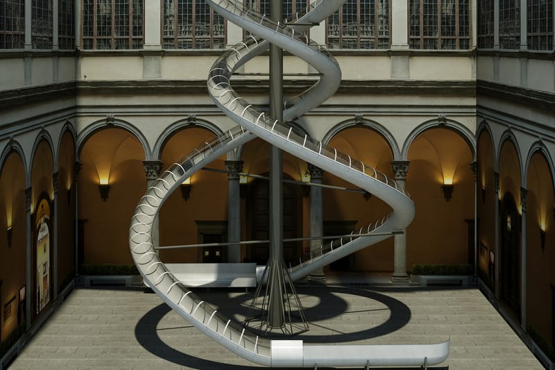Carsten Höller to Install Huge Slides in Florence's Historic Palazzo Strozzi
