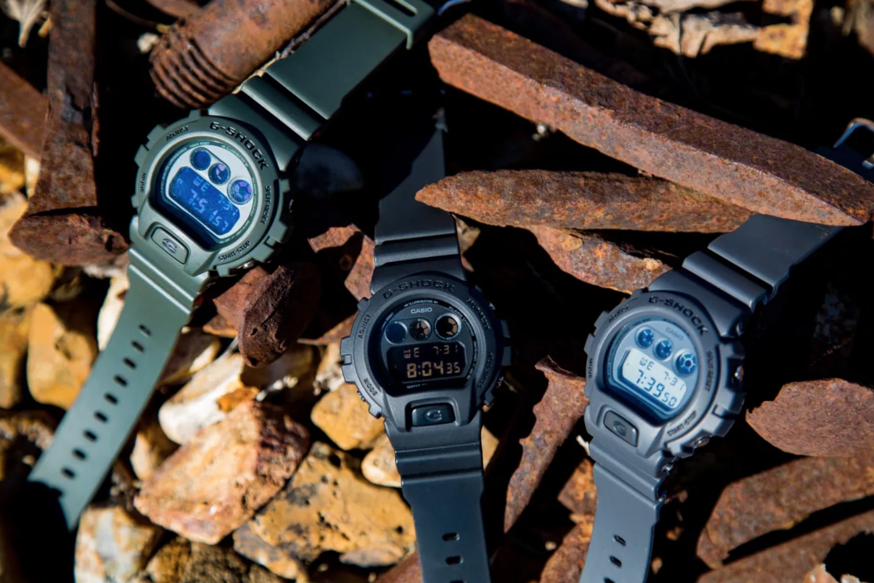 Casio G-Shock DW-6900 Military Series watches release purchase