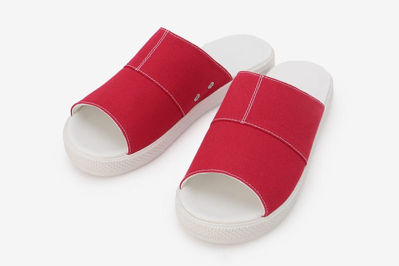 Converse Canvas Shoes Half-slippers Women's Opentoe Thick-soled Sandals  Women's Flat-soled Shoes Wea | Shopee Philippines