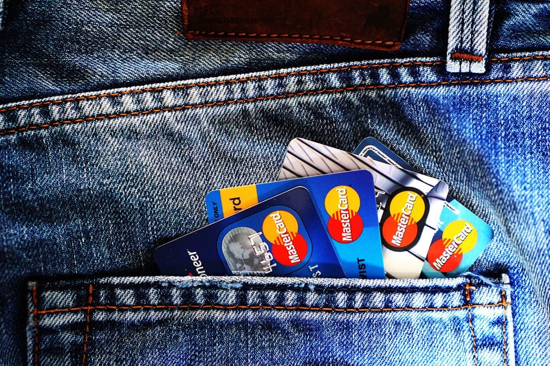 Credit Cards in Jeans