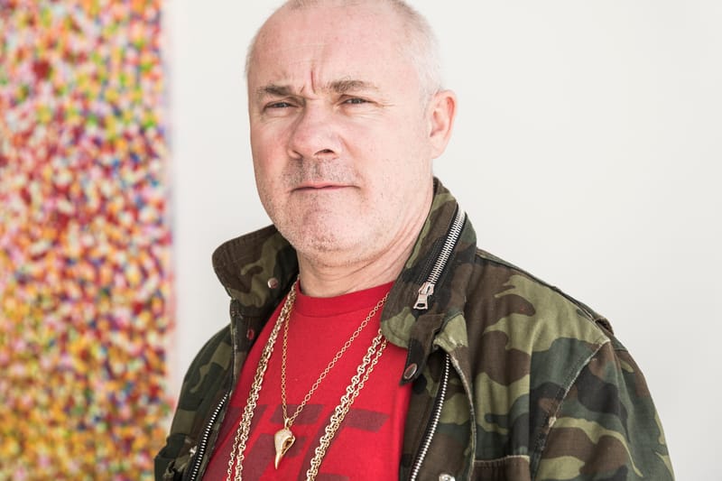 Damien Hirst Didn't Hire Assistants to Create "The Veil Paintings" at Gagosian