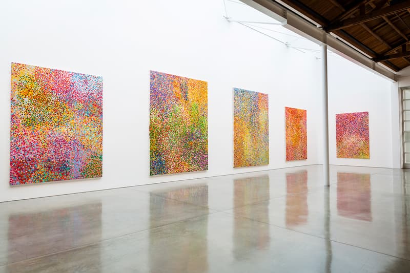 damien hirst the veil paintings gagosian los angeles california art artwork exhibit exhibition