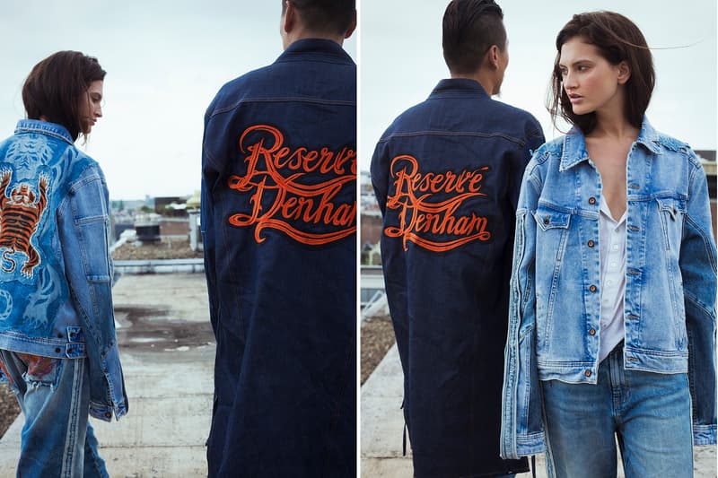 DENHAM Atelier Reservé Collaboration Collection Skulljan Alljan Moehamad Deyrinio Fraenk Denim