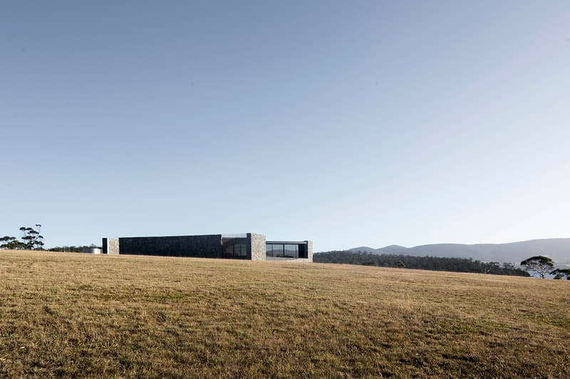 Dentrecasteaux House Architecture Interior Exterior Design Stone Black Timber Apollo Bay Seaside Scenery Room11
