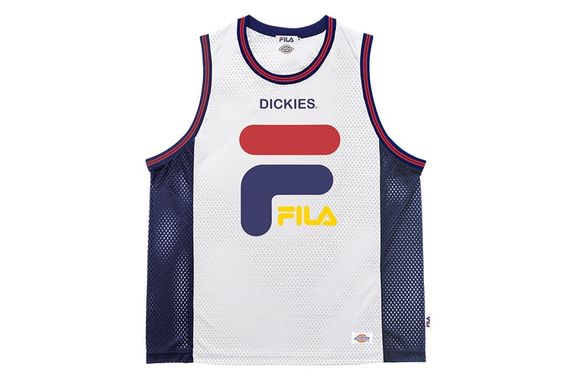 FILA Dickies collaboration japan drop release spring summer 2018 sportswear coolmax tank top jersey shirt tee