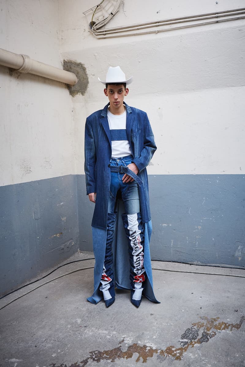 Diesel red tag project shayne oliver debut collection paris fashion week fall winter 2018 debut collaboration design