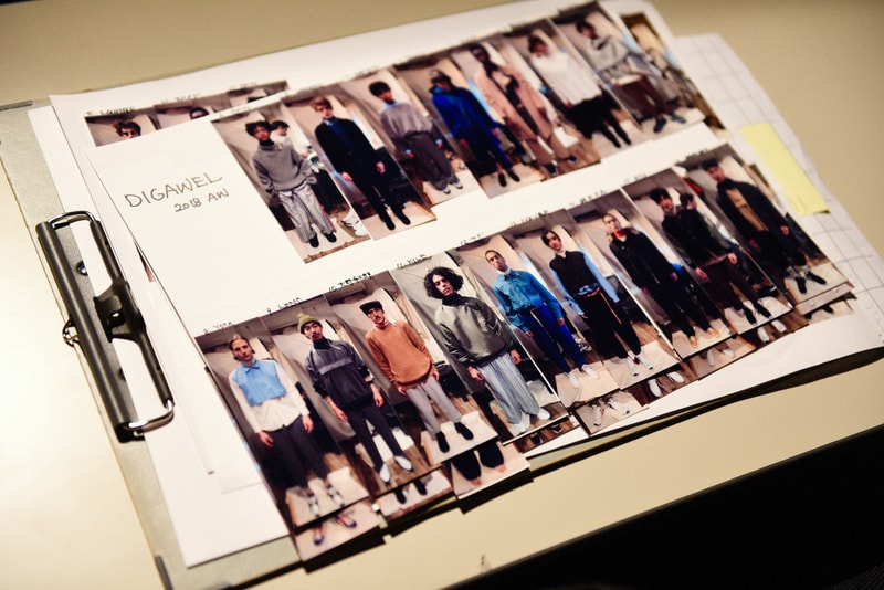Digawel Fall Winter 2018 Runway Collection backstage japan tokyo fashion week amazon
