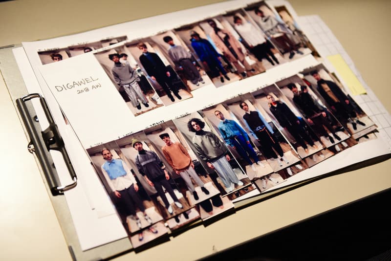 Digawel Fall Winter 2018 Runway Collection backstage japan tokyo fashion week amazon