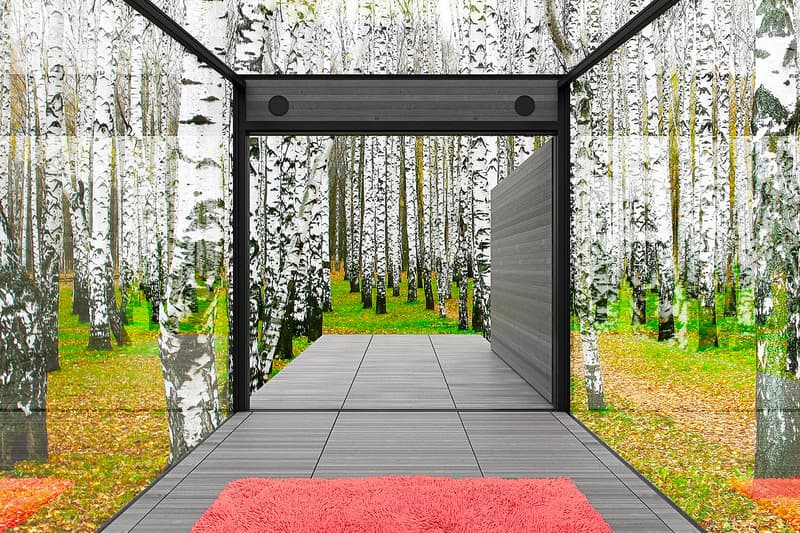 Disappear Retreat COULSON reflective glass hut eco friendly portable