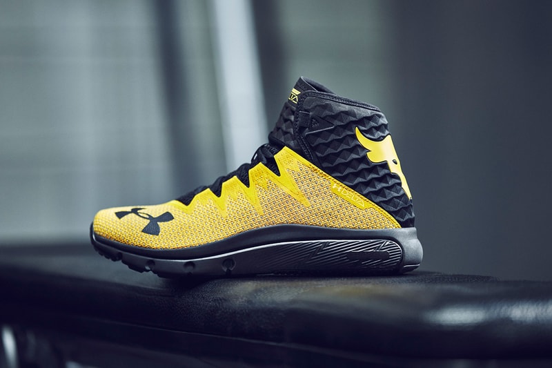 Under Armour The Rock Dwayne Johnson Project Rock Chase Greatness Collection footwear apparel 2018